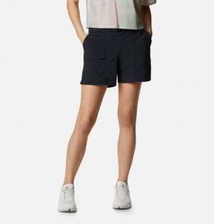 Black Columbia Summerdry™ Cargo Women's Shorts | SG859-0856