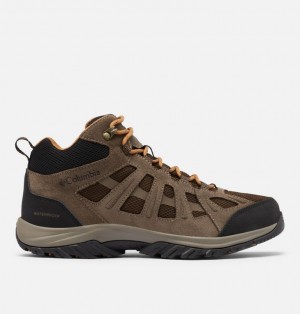 Brown Columbia Redmond™ III Mid Waterproof Men's Walking Boots | SG624-9417