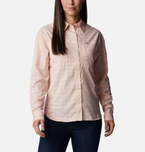 Yellow Columbia Silver Ridge Utility™ Patterned Women's Shirts | SG804-0169