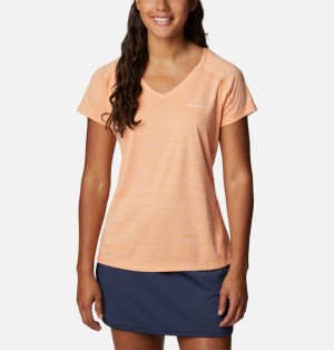Yellow Columbia Zero Rules™ Technical Women's T-Shirt | SG391-2871